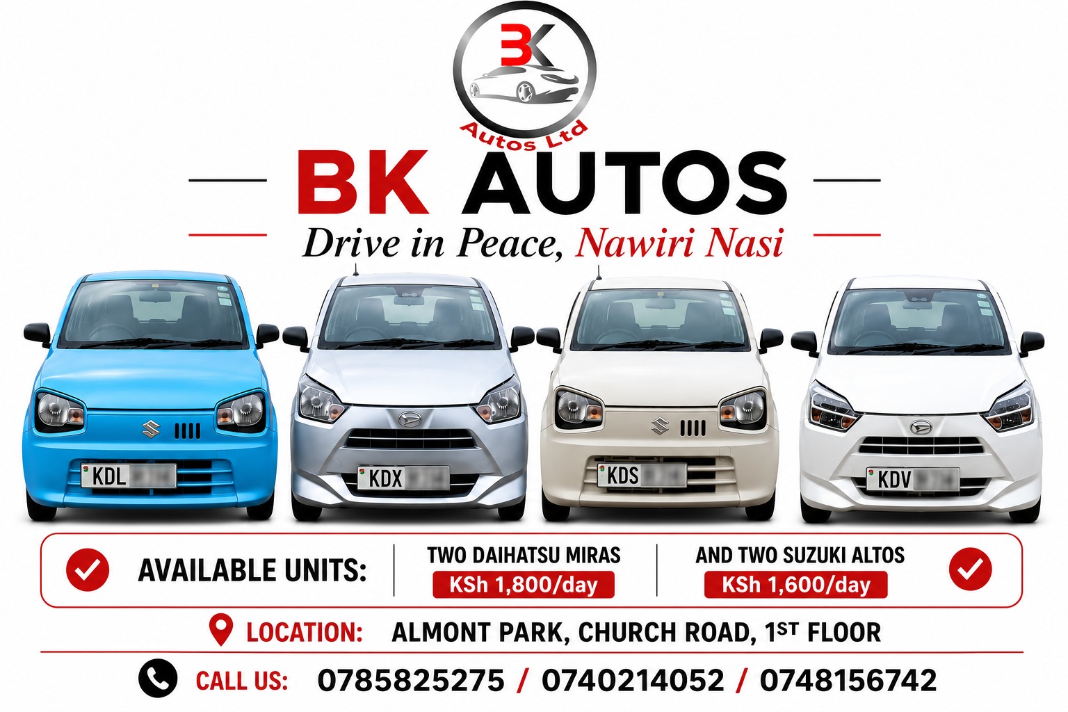 Where Can I Find a Vehicle to Work With as a Taxi Driver in Nairobi, Kenya?